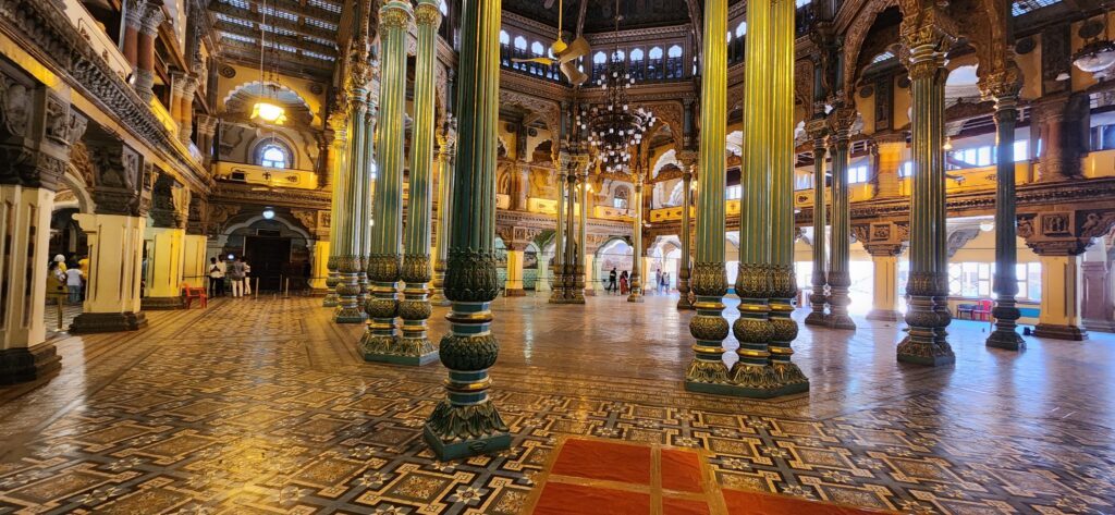 Inside Mysore Palace